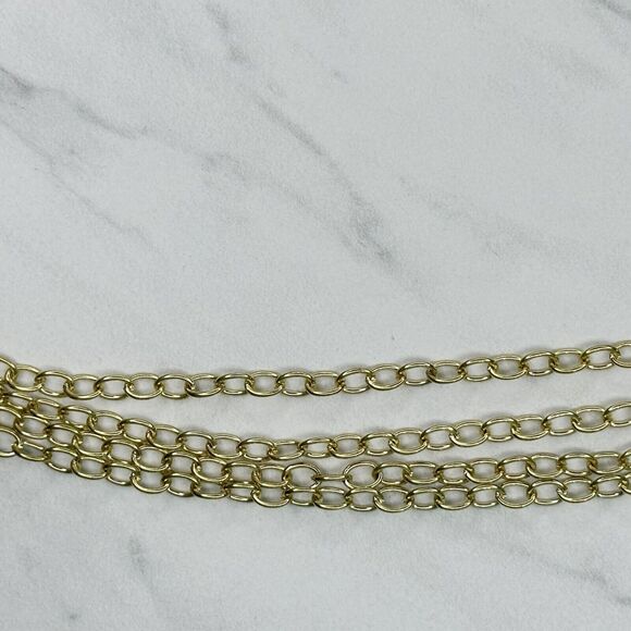 Rainbow Charm Gold and Silver Tone Chain Link Pants Chain - Picture 6 of 10